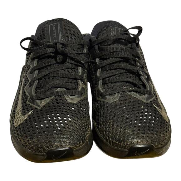 Nike Metcon 6 Black Gold Training Sneakers Men's Size 7 CK9388-001 Crossfit - Picture 4 of 9